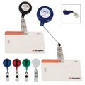 Retractable Badge Holder With Laminated Label